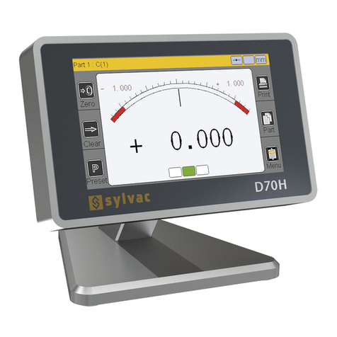 Sylvac D70S Operator's manual