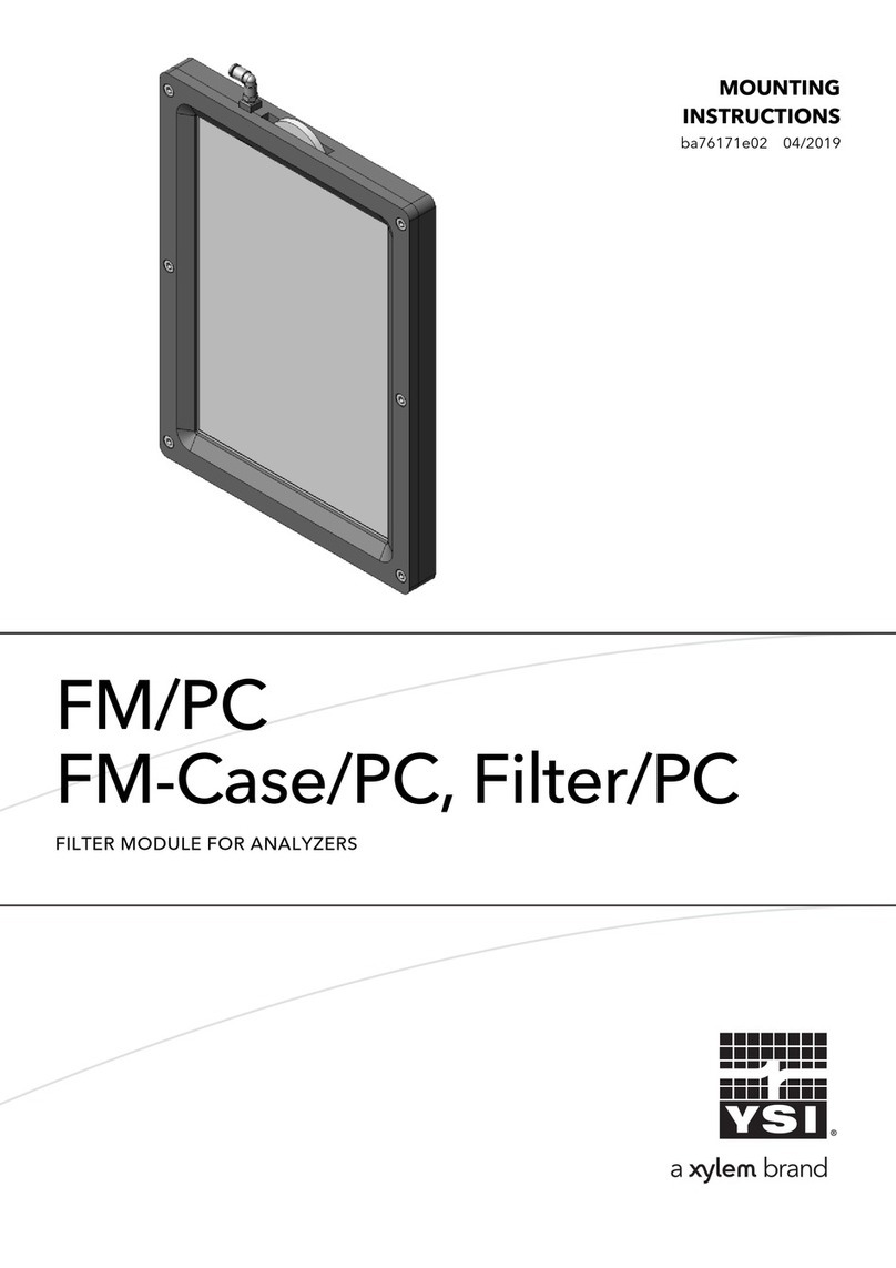 Xylem YSI FM/PC User manual
