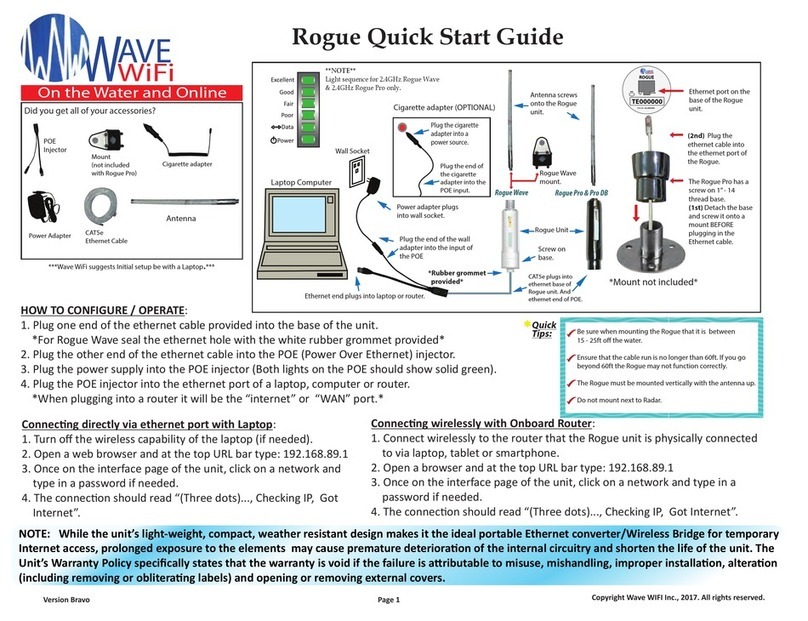 Wave wifi Rogue Wave quick start guide