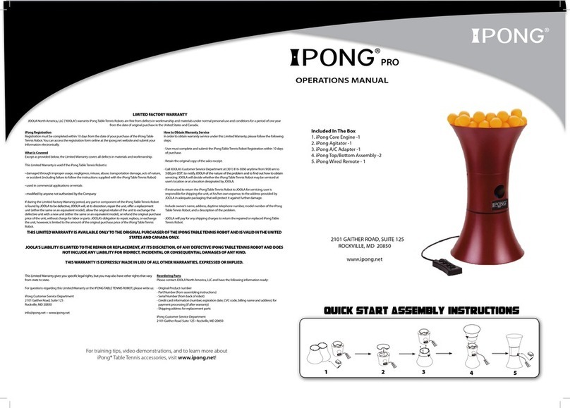iPong PRO quick start