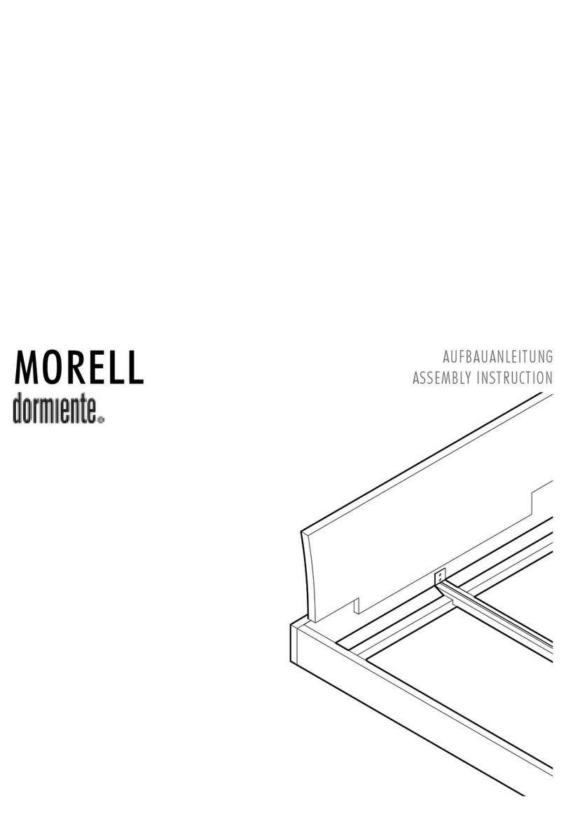 Dormiente MORELL Assembly instruction Dormiente MORELL Assembly instruction