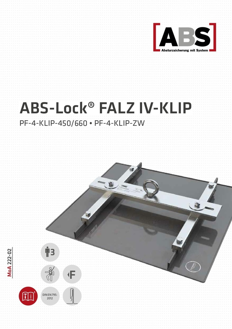 ABS ABS-Lock FALZ IV-KLIP manual