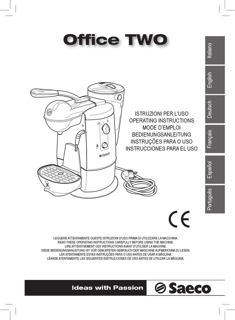 Saeco Office TWO operating instructions