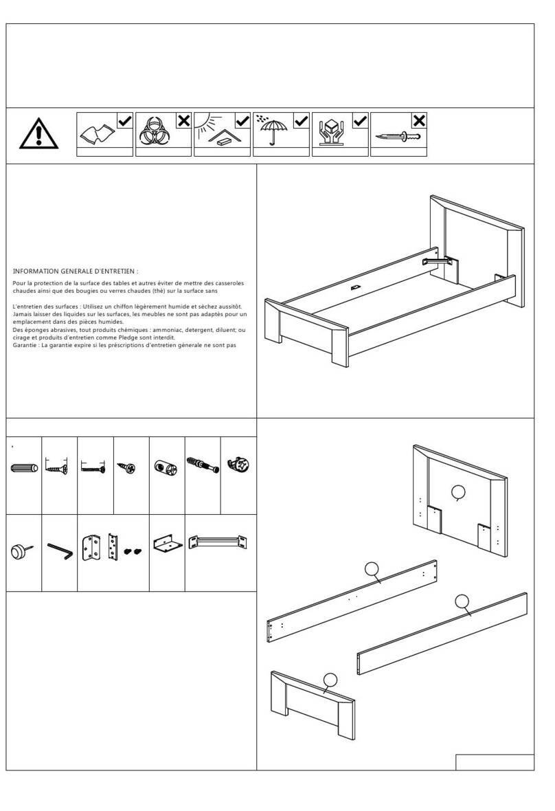 emob ELVIS BED-LIT 90 Assembly instruction emob ELVIS BED-LIT 90 Assembly instruction