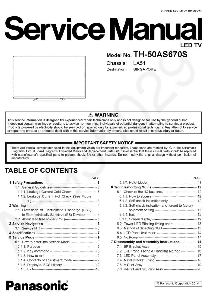 Panasonic TH-50AS670S User manual
