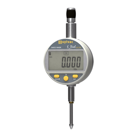 Sylvac S Dial WORK User manual