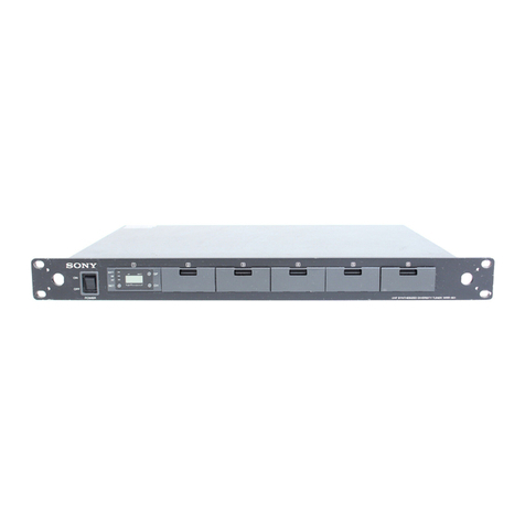 Sony WRU-801A operating instructions
