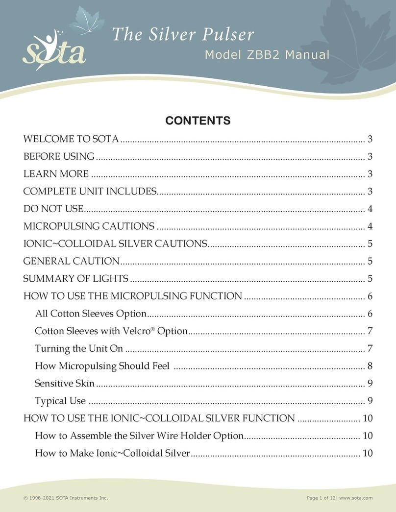 Sota ZBB2 manual