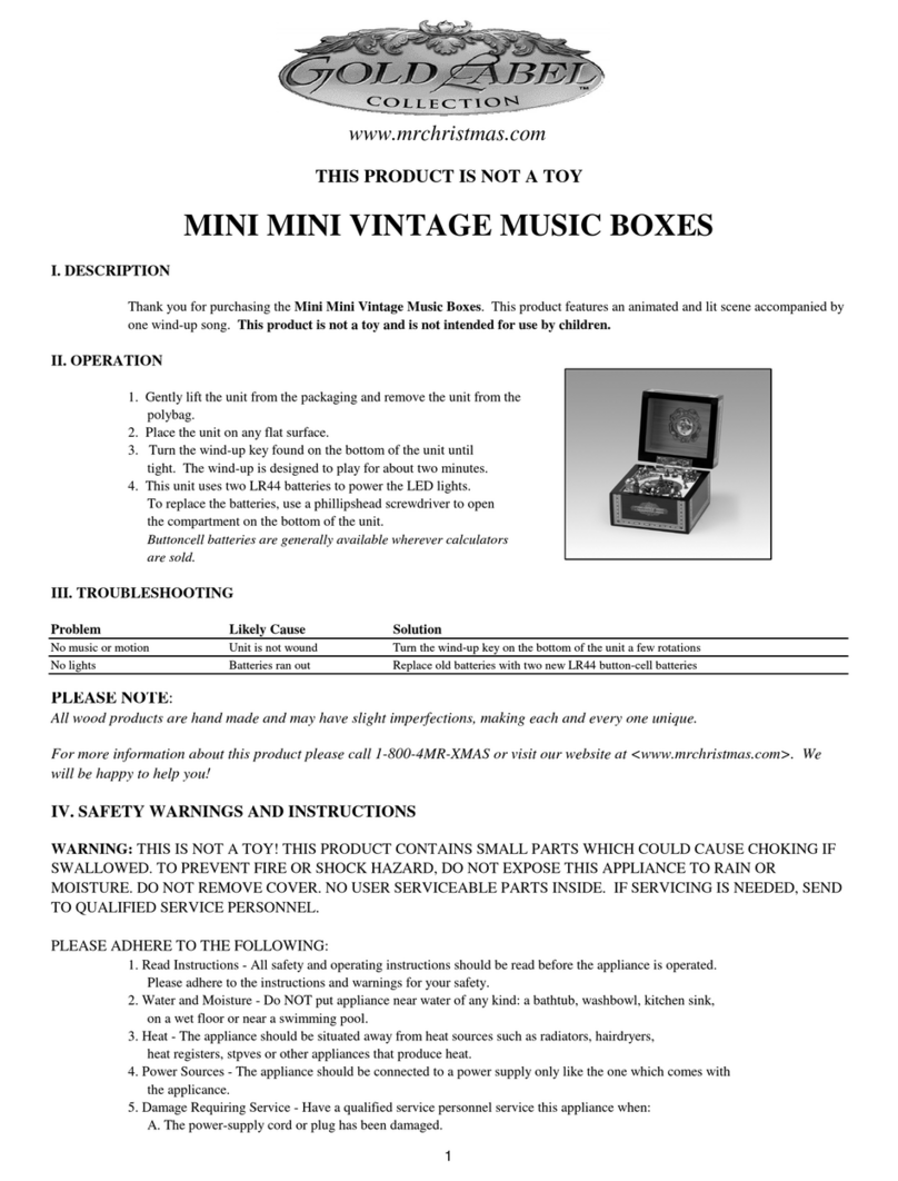 GOLD LABEL MINI MINI quick start guide