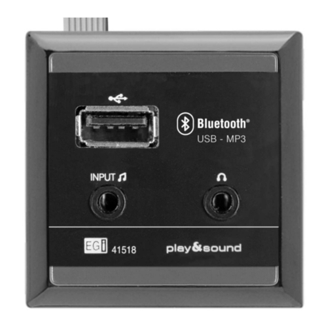 EGi play & sound 41518 Installation guide