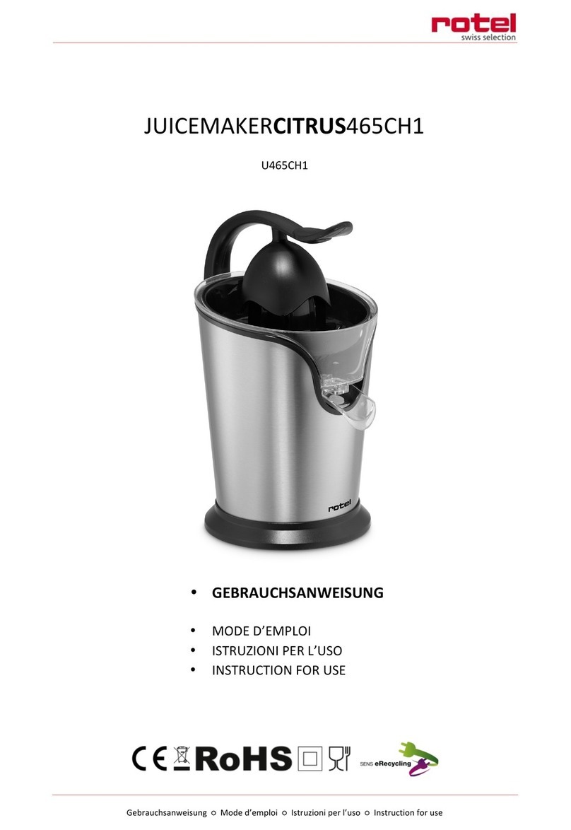 Rotel U465CH1 Instructions for use