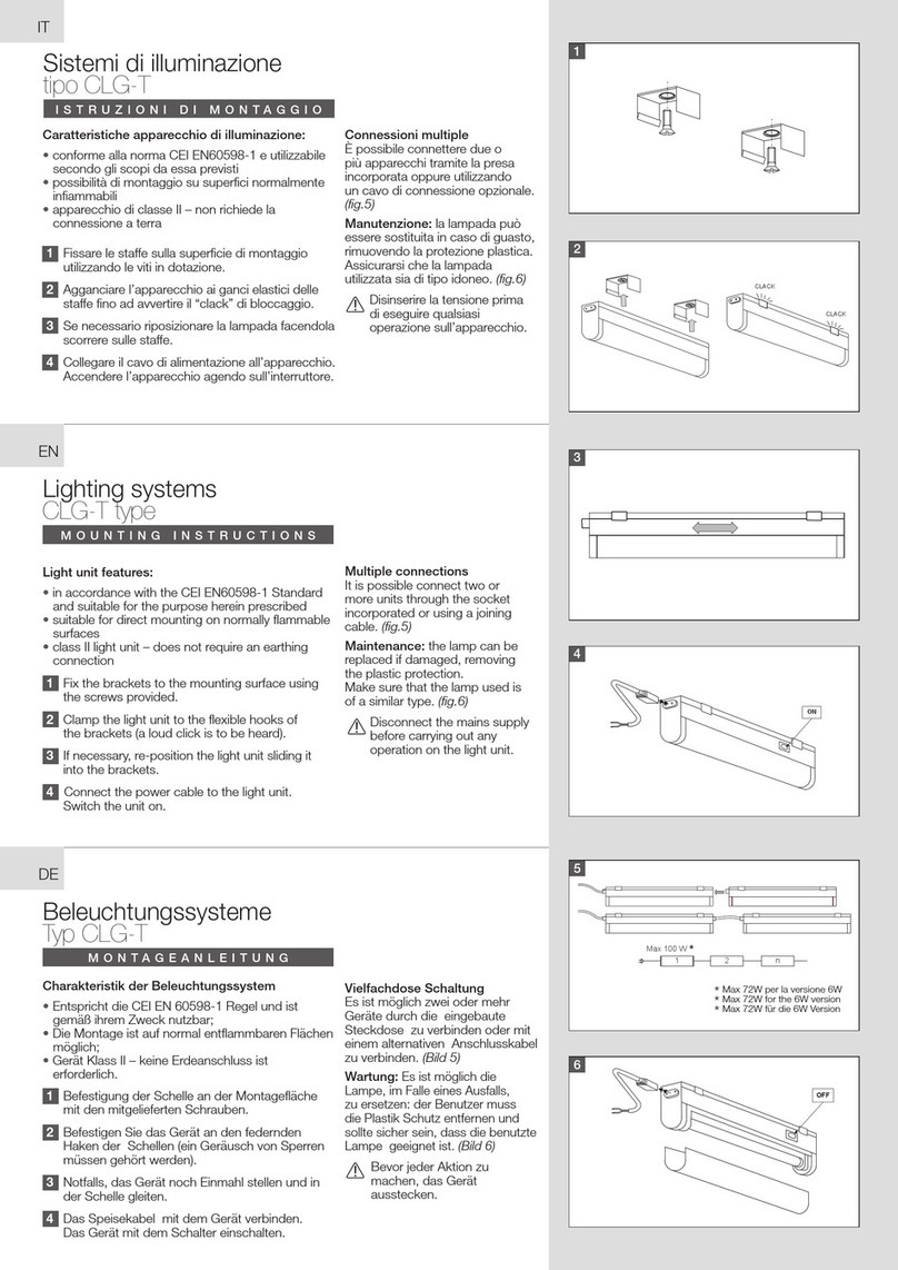 Fandis CLG-T Mounting instructions