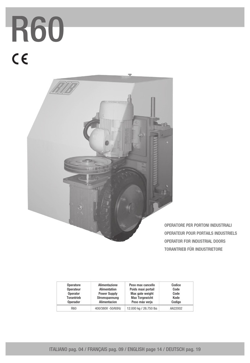 RIB R60 manual