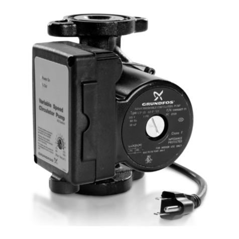 Grundfos Variable Speed User manual
