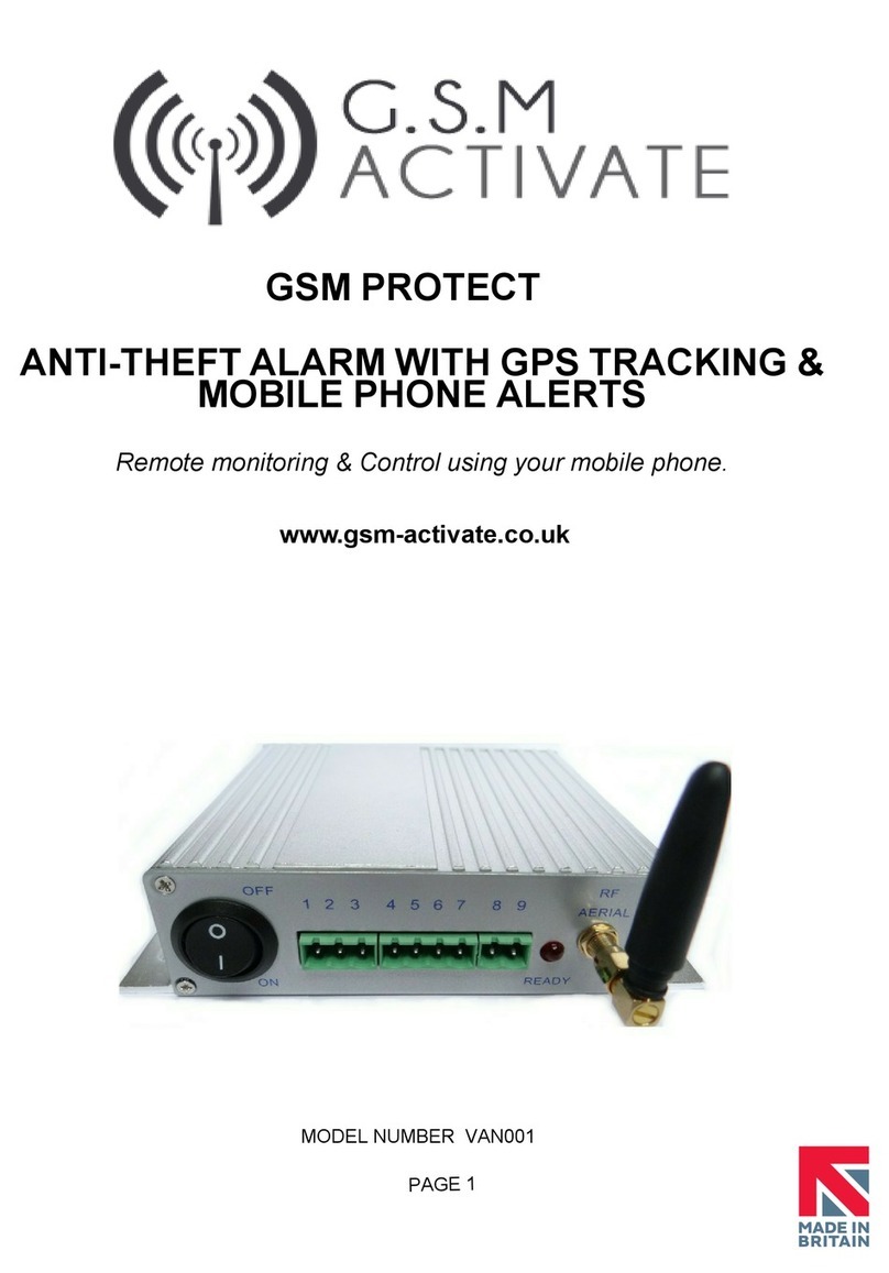 GSM Activate VAN001 manual