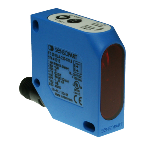 Sensopart FT 50 RLA 70-L8 Mounting and operating instructions Sensopart FT 50 RLA 70-L8 Mounting and operating instructions