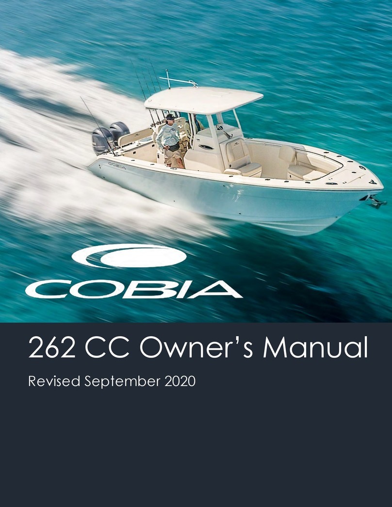 COBIA 262 CC User manual