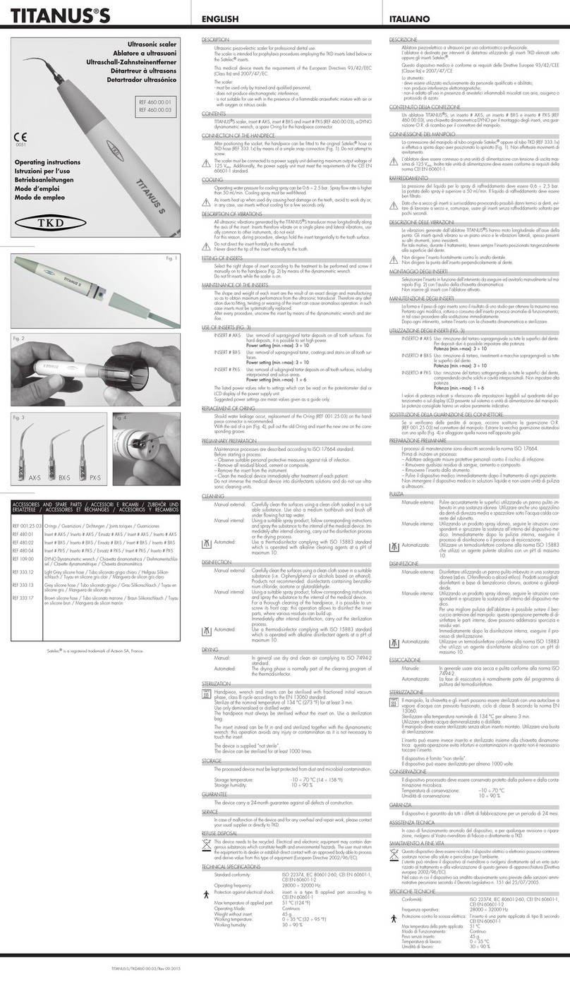 TKD TITANUS S operating instructions