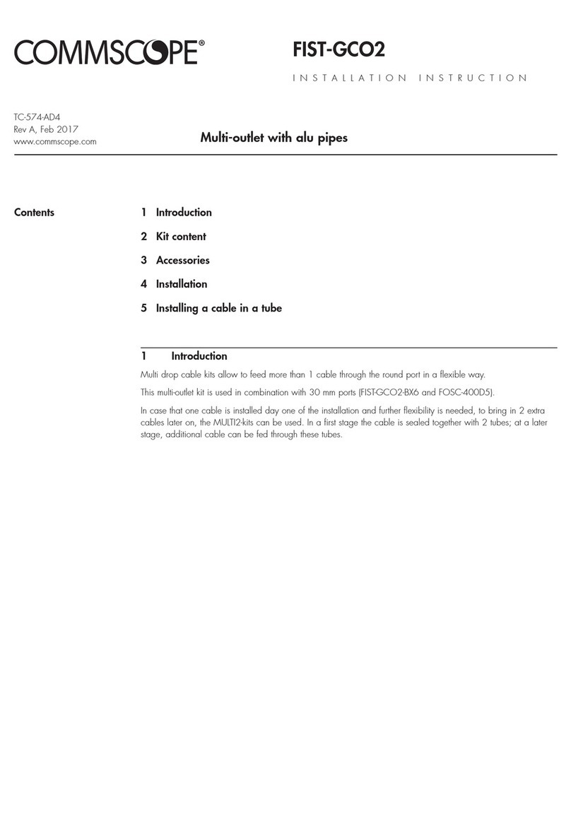 CommScope FIST-GCO2 Installation instruction
