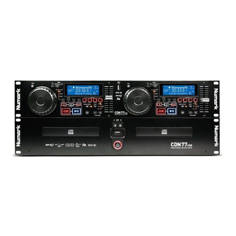 Numark CDN77 User manual Numark CDN77 User manual