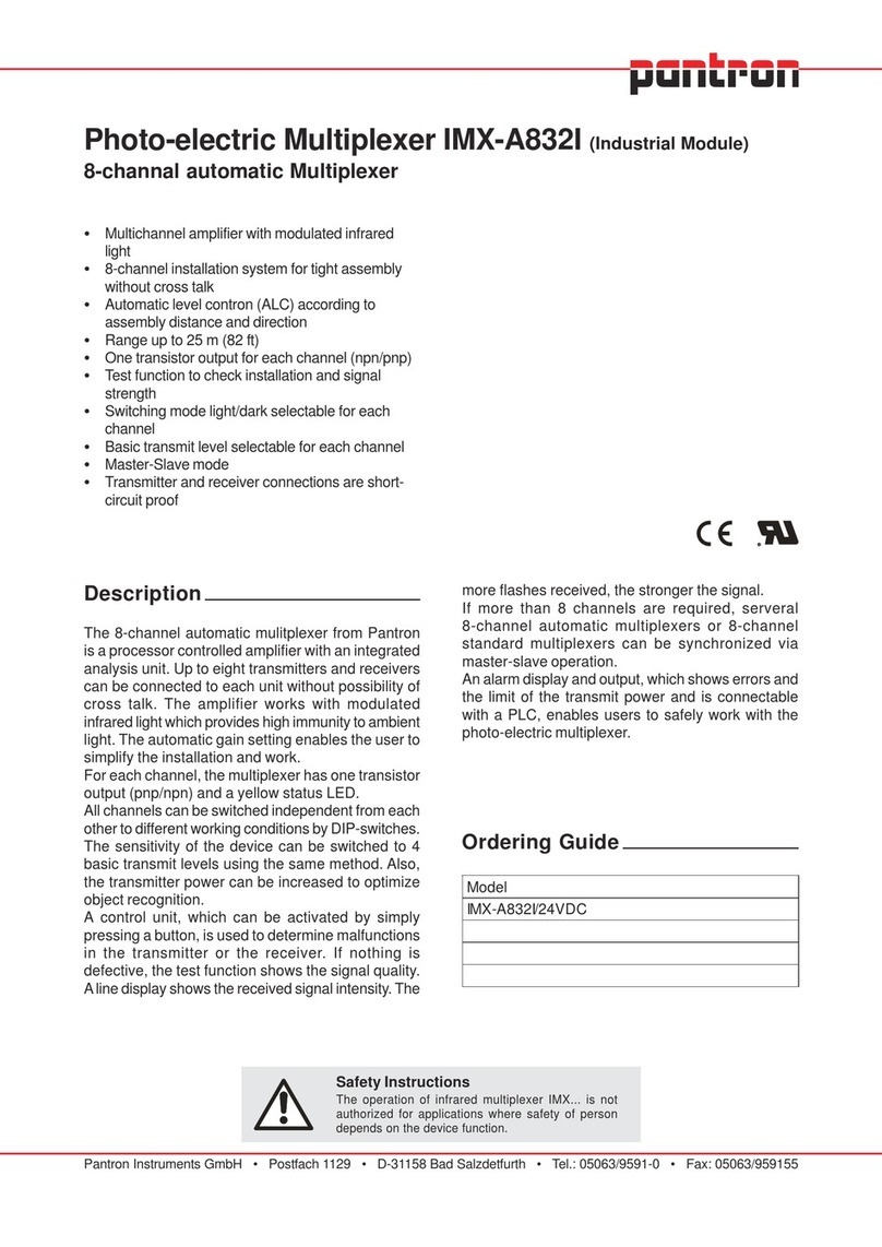 Pantron IMX-A832I manual