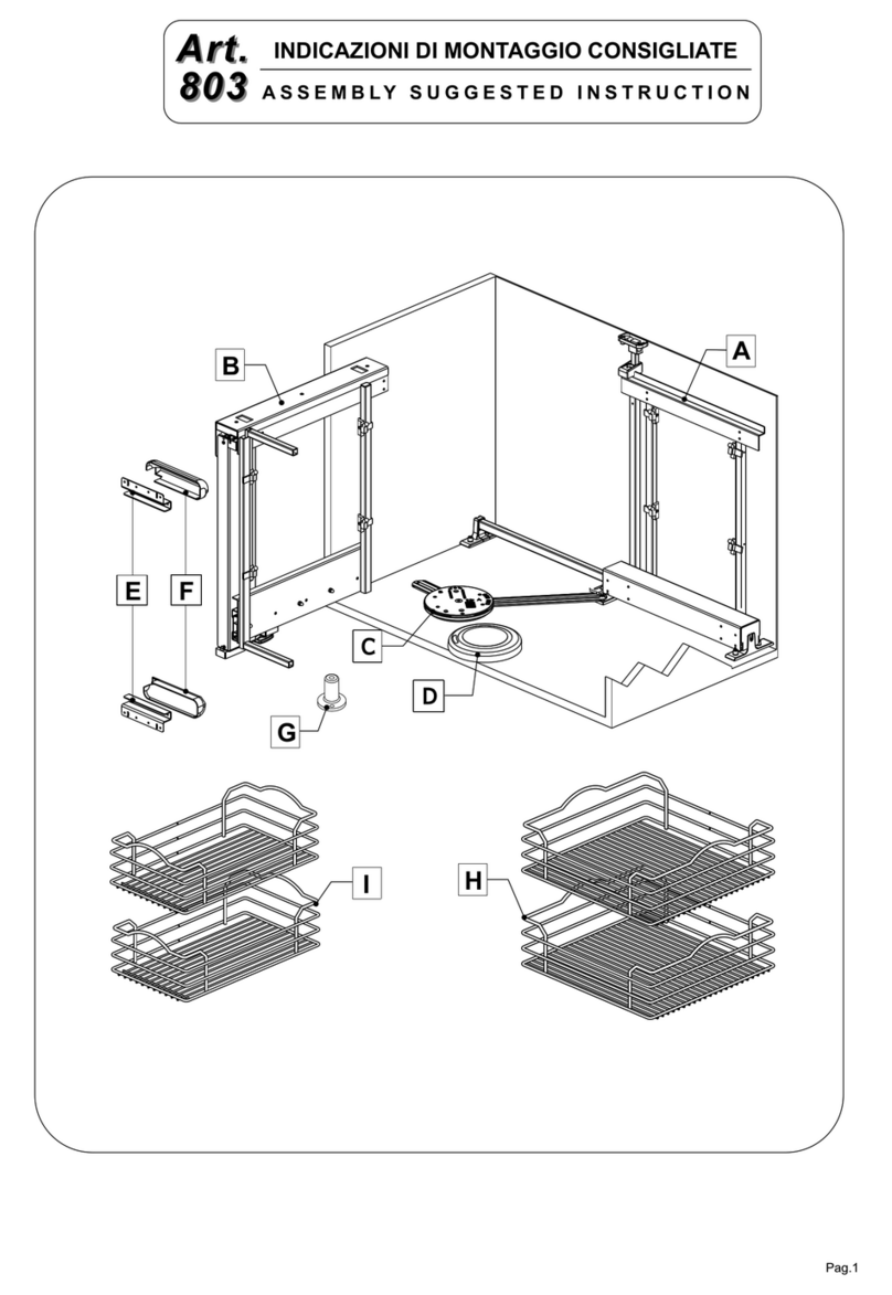 DB GROUP HERRAJES 803 Assembly instruction
