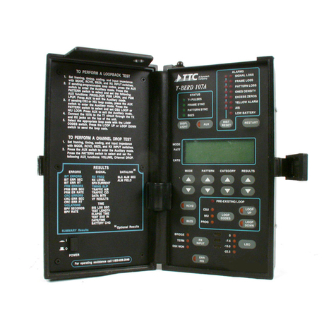 TTC T-BERD 107A Reference manual TTC T-BERD 107A Reference manual