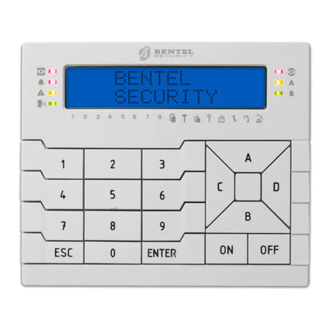 Bentel Security PREMIUM Series instructions
