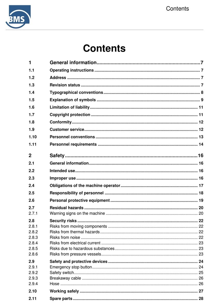 BMS alpha CR operating instructions