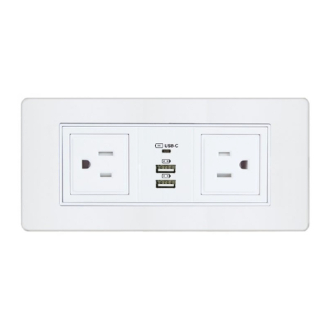 TeleAdapt PowerHub USB-C TA-7540 Series installation guide