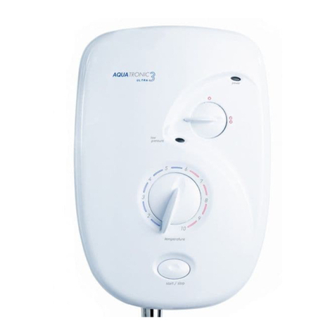 Wickes TRITON Aquatronic 3 ultra Installation and operating instructions