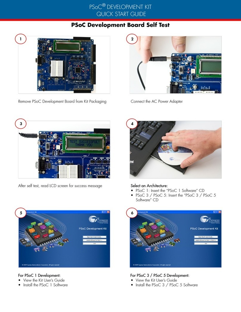 Cypress CY8CKIT-001 quick start guide