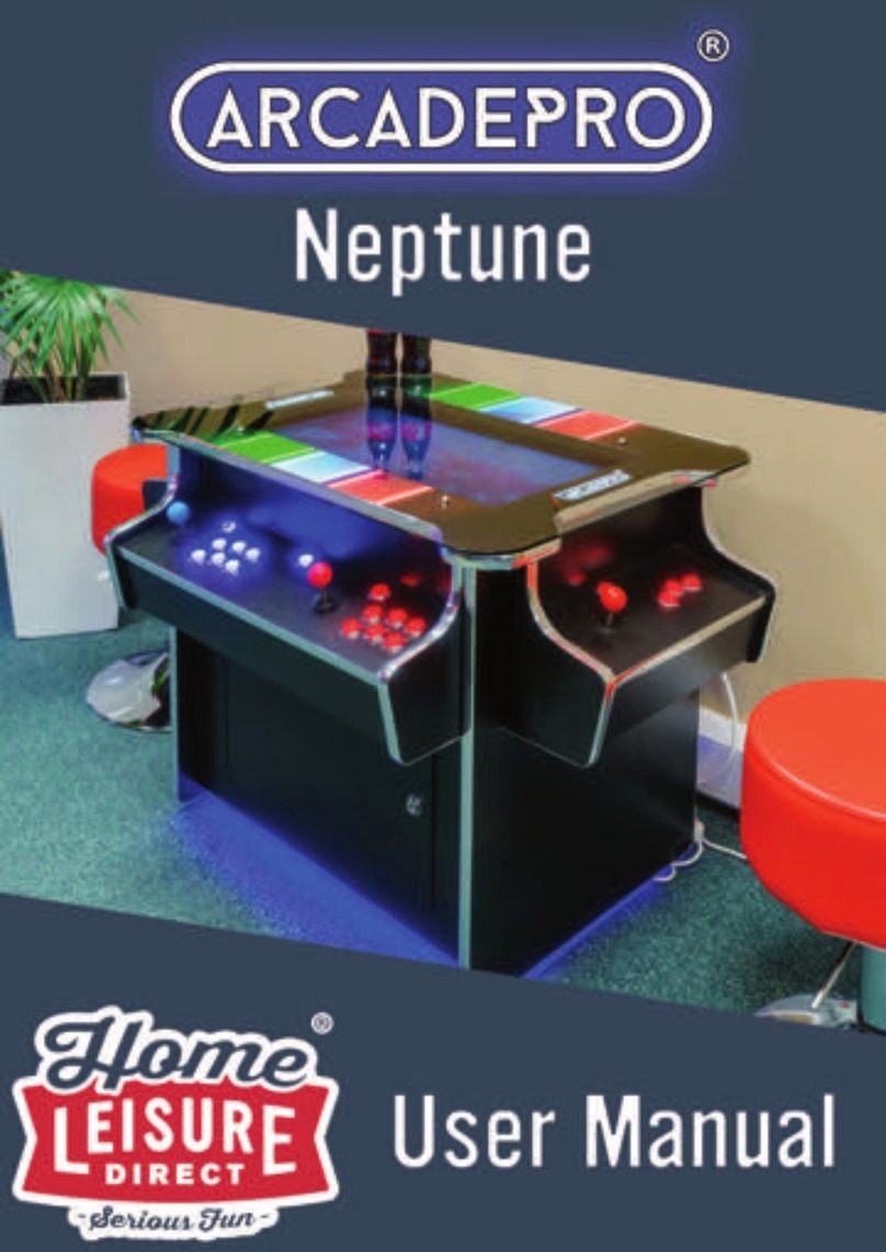 Home Leisure Direct Arcadepro Neptune User manual Home Leisure Direct Arcadepro Neptune User manual