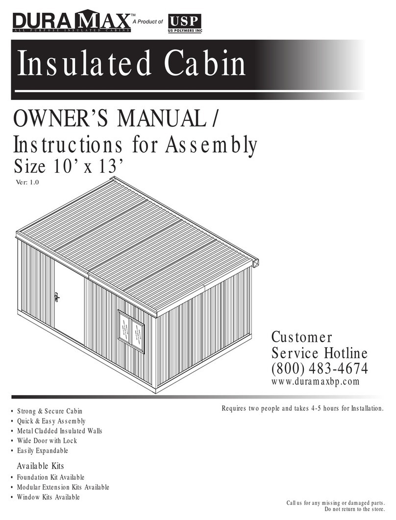 USP DURAMAX 10x13 User manual USP DURAMAX 10x13 User manual