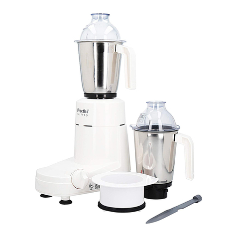 Preethi Chefpro User manual