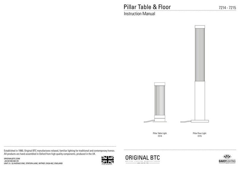 Original BTC Pillar 7214 instruction manual