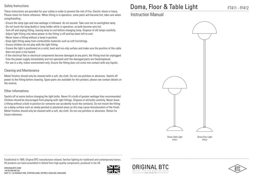 Original BTC Doma FT411 instruction manual