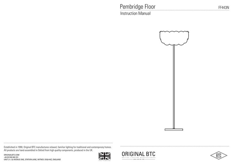 Original BTC Pembridge Floor instruction manual