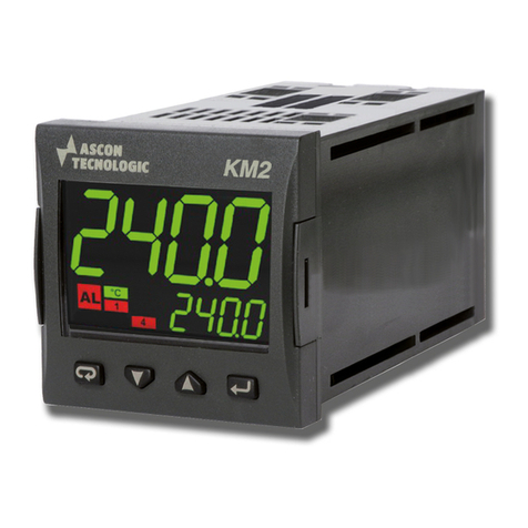 Ascon tecnologic KM2 Installation and operation manual