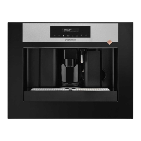 DeDietrich DED700X Service manual