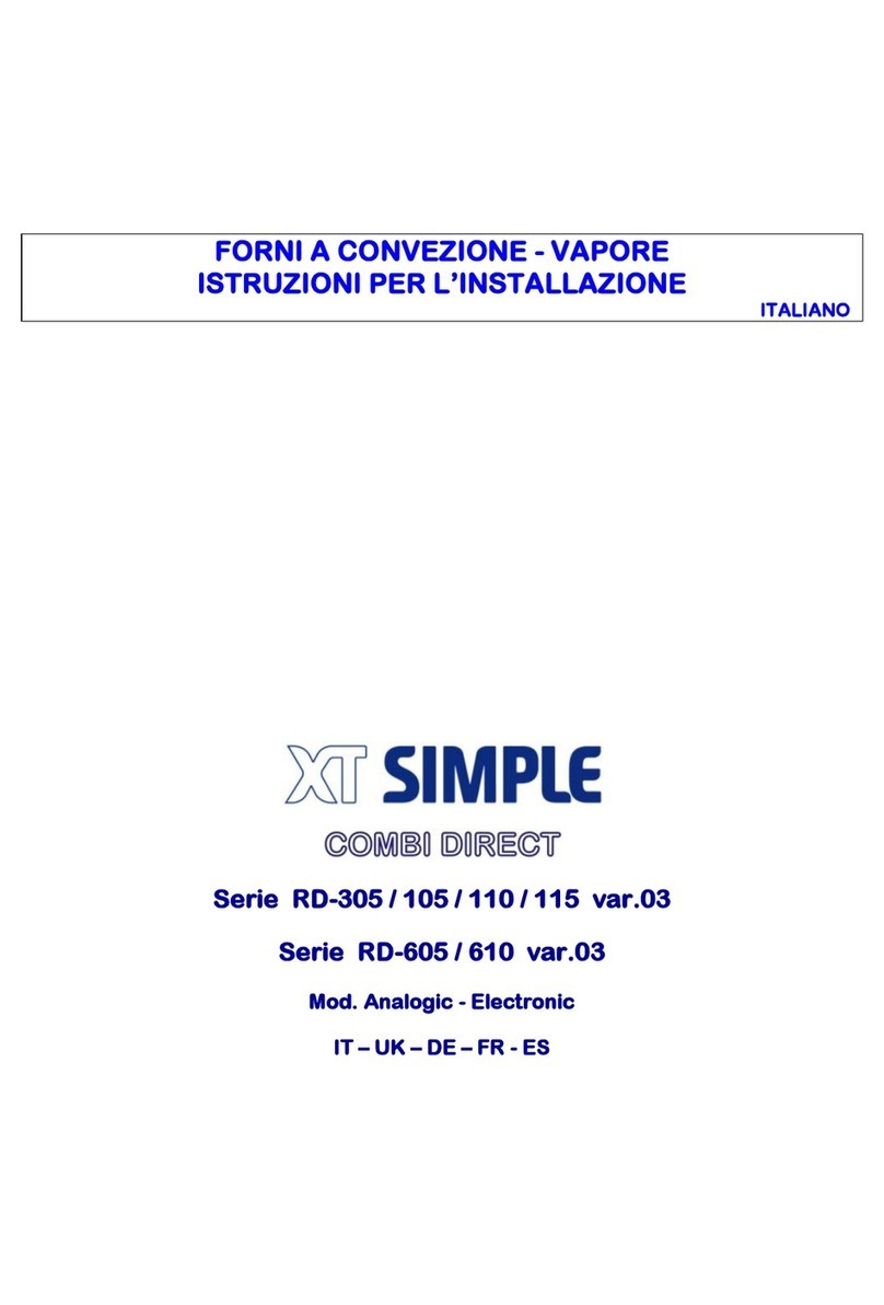 Inoxtrend XT SIMPLE RD-305 Series Instructions for the installer