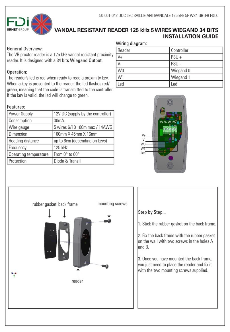 urmet domus FDi FD-020-091 installation guide