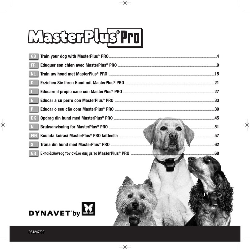 Martin Sellier DYNAVET MasterPlus Pro User manual