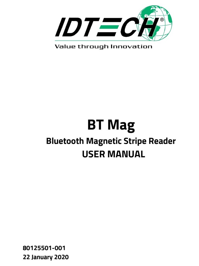 IDTECH BT Mag User manual