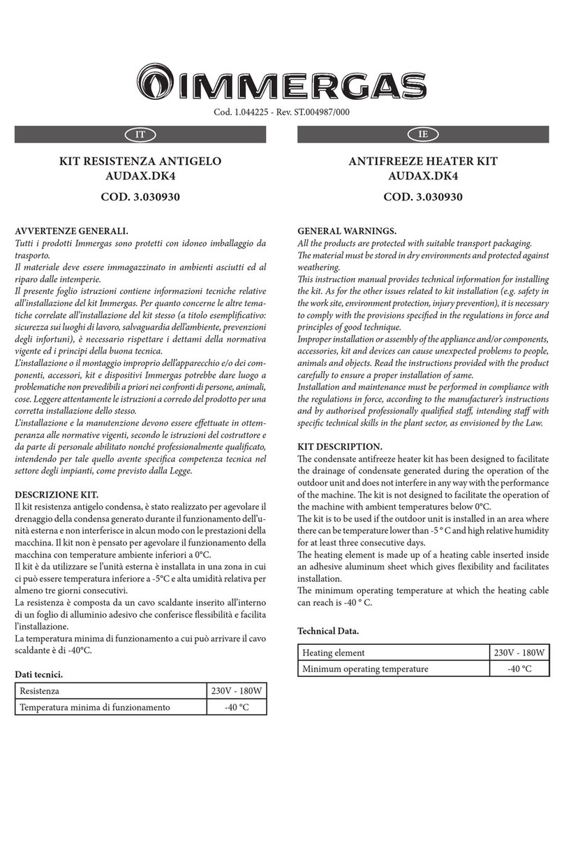 Immergas AUDAX.DK4 manual