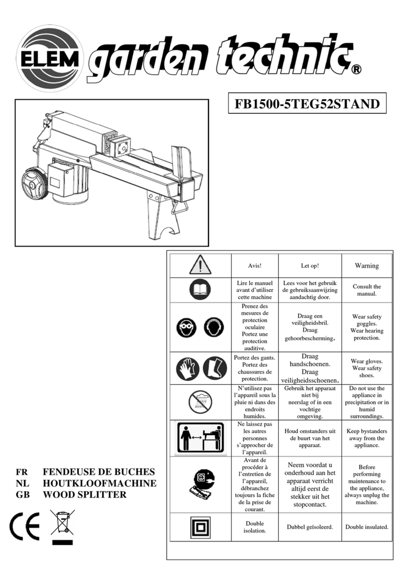 Elem Garden Technic FB1500-5TEG52STAND manual