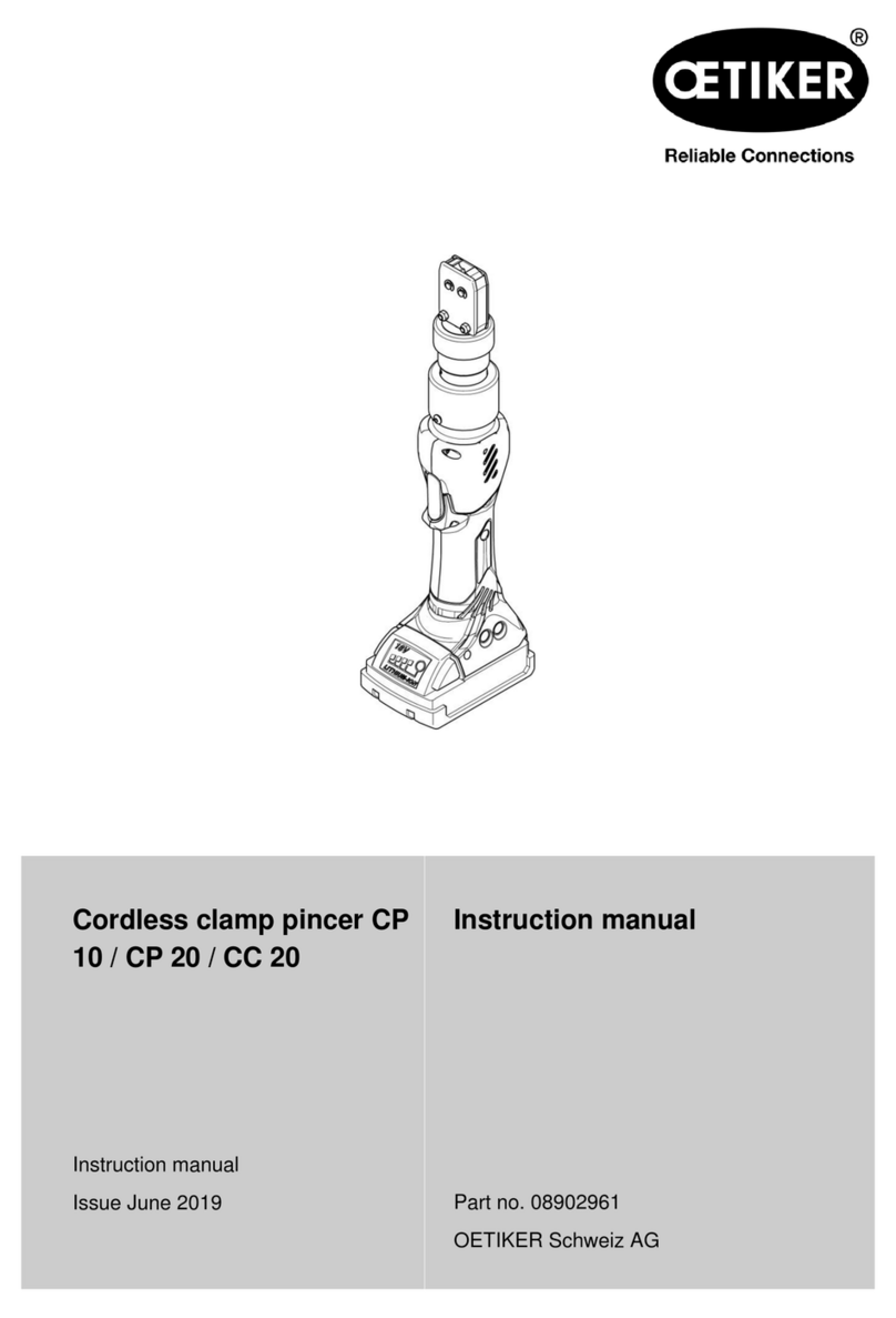 OETIKER CP 10 User manual