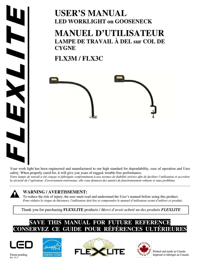 Flexlite FLX3M User manual