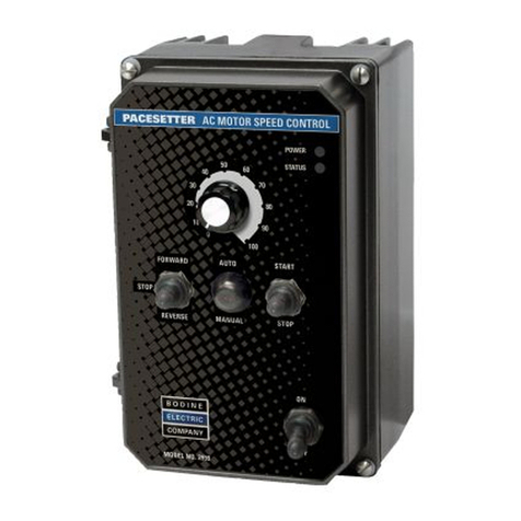 Bodine PACESETTER 2999 Instructions for installation and operation