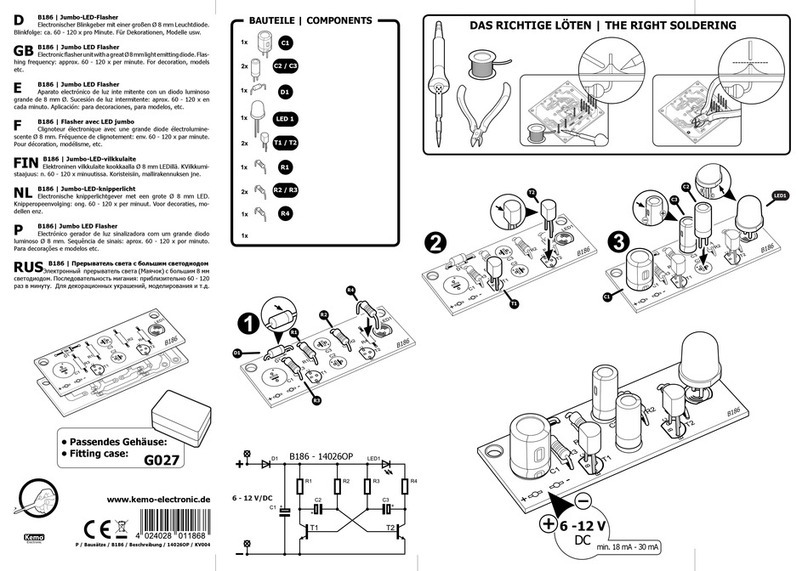 Kemo B186 quick start guide